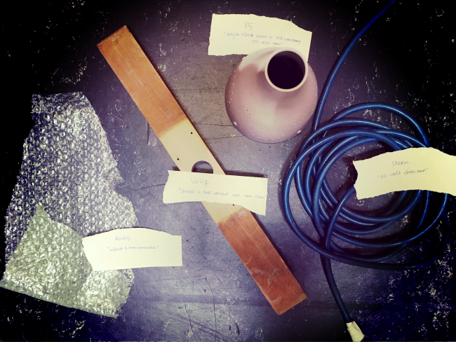 Dialoog via een object